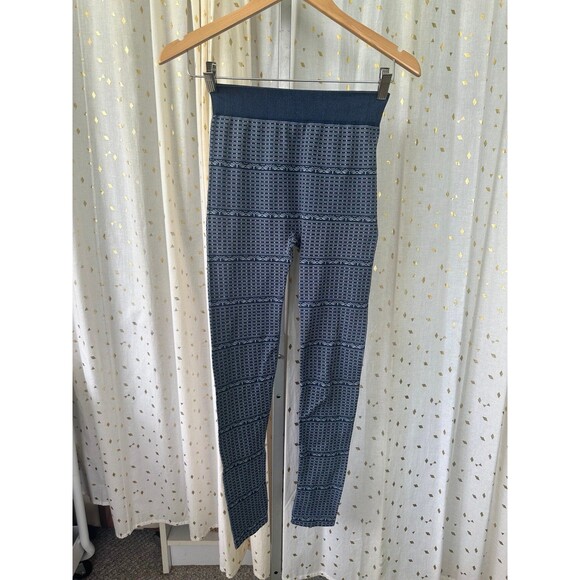 Lucky Brand Traditional Heritage Fair Isle Knit Slim Fit Leggings Long Johns S - Picture 2 of 4